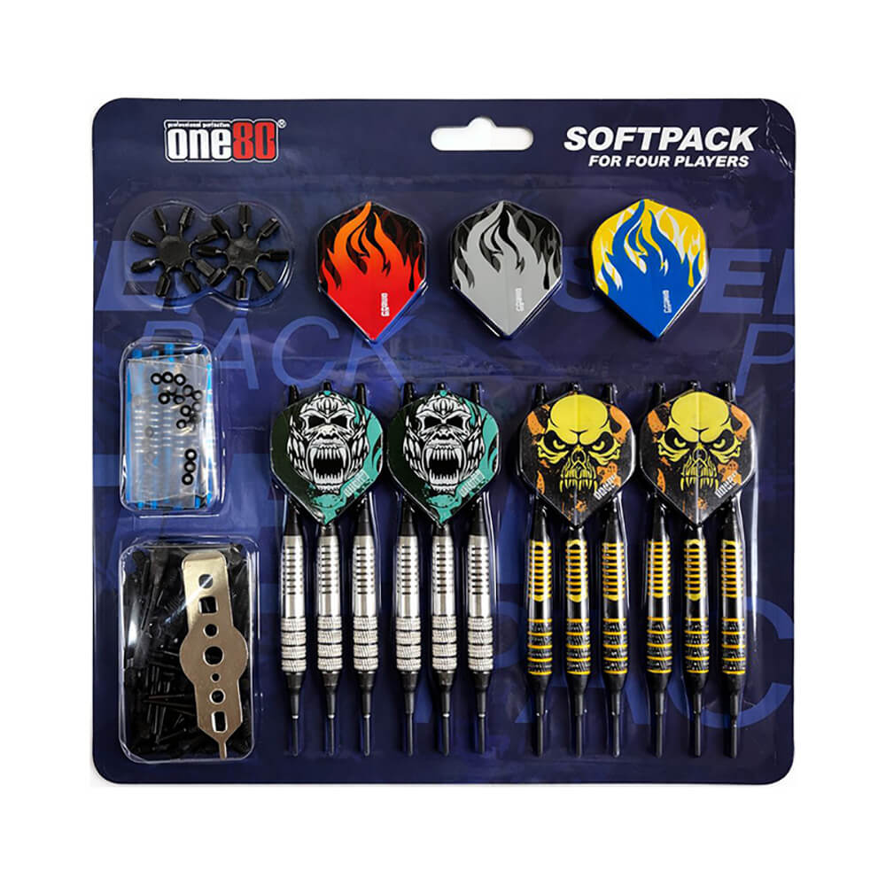 Dardos One80 Softip Pack For Player 16g 