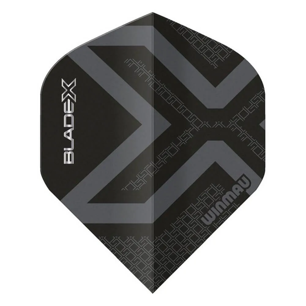 Plumas Winmau Blade X Darts Prism Delta Black Metallic