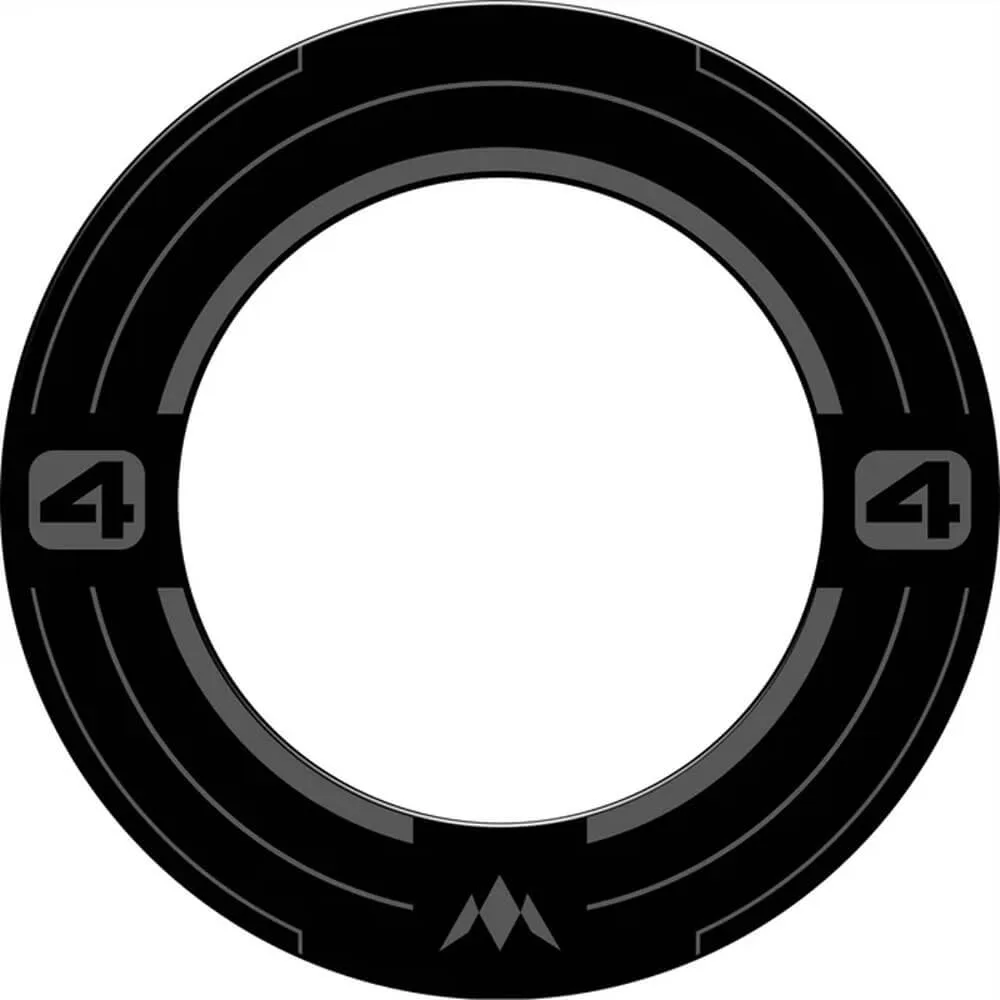 Dartboard Surrounds Samurai  4 Negro Logo Mission Darts