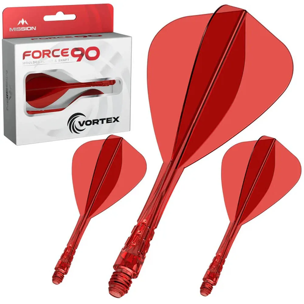 Plumas Mission Force 90 Vortex Kite Rojo