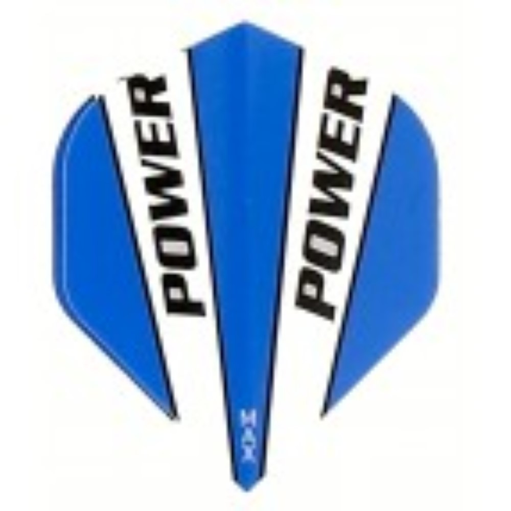 Plumas Power Max Standard Logo Azul/Blanca