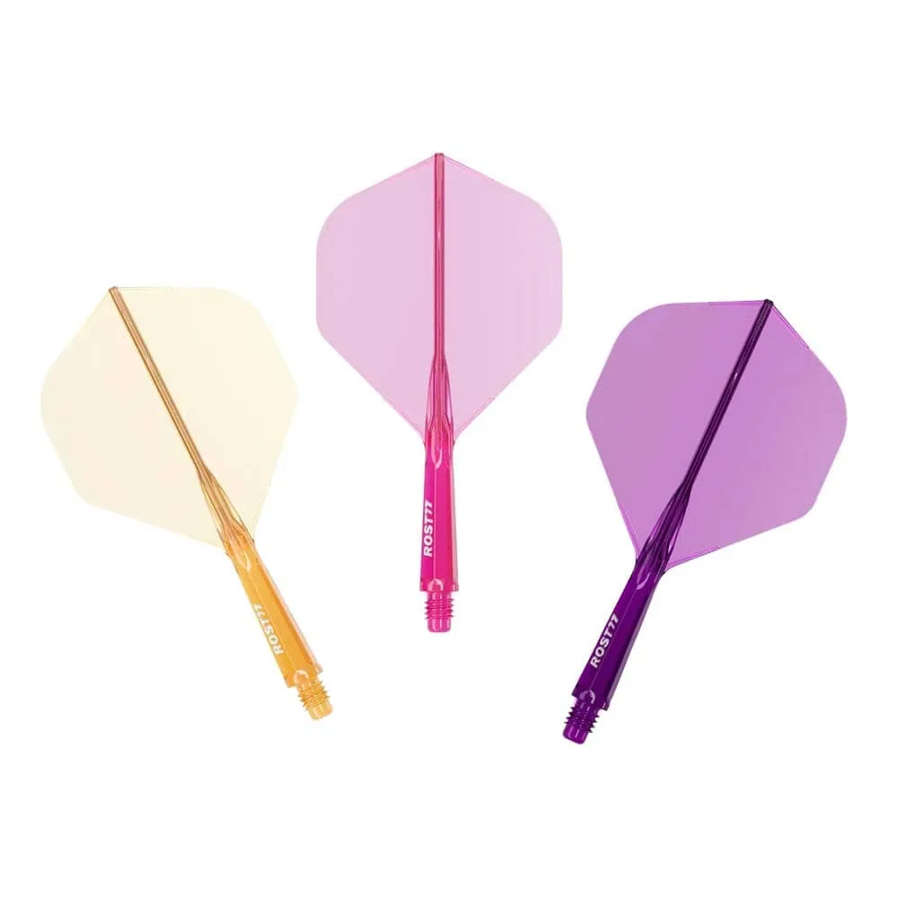 Plumas Cuesoul Rost 77 Naranja Rosa Morado Big Standard S 64mm
