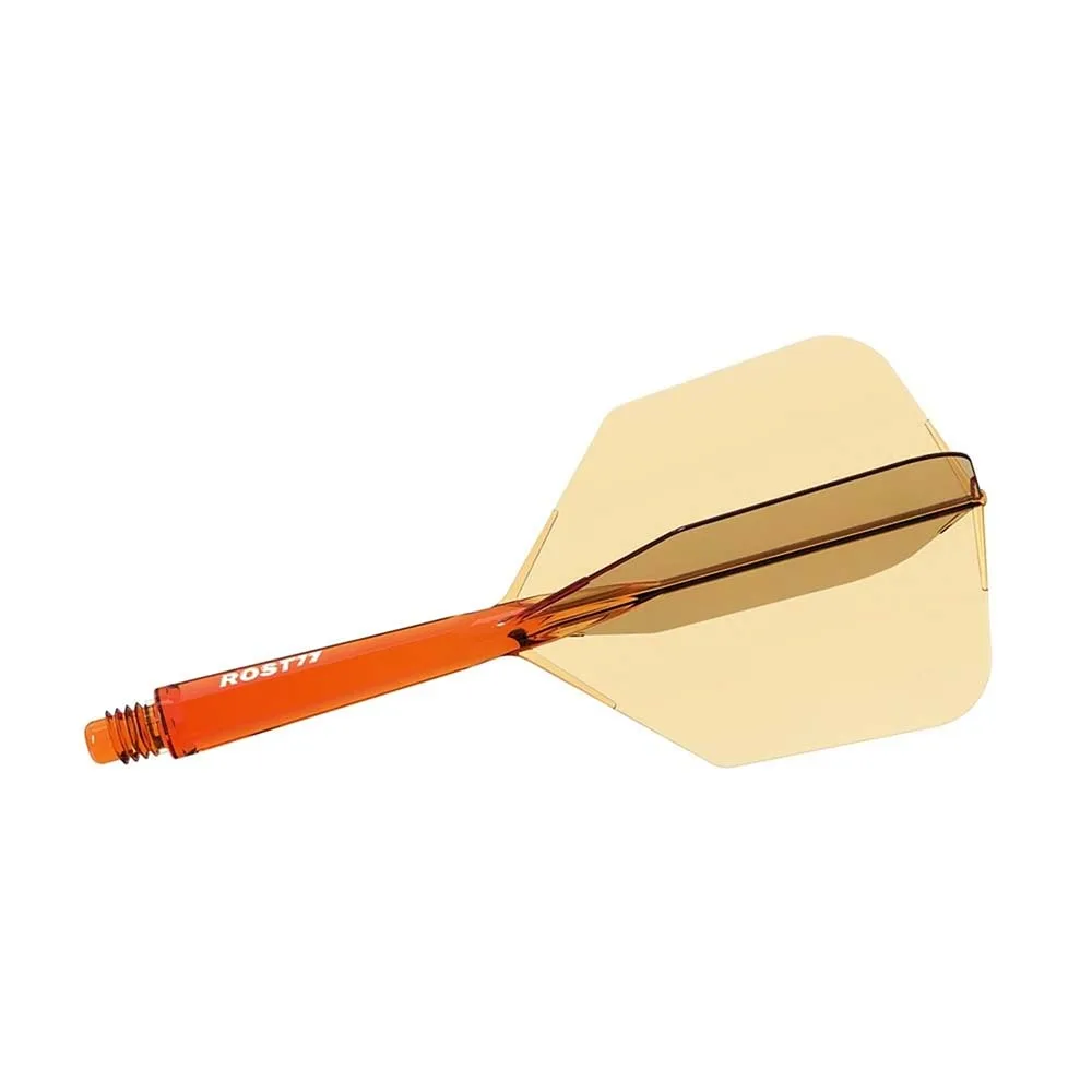 Plumas Cuesoul Rost 77 Naranja Transparente Big Wing M 69mm