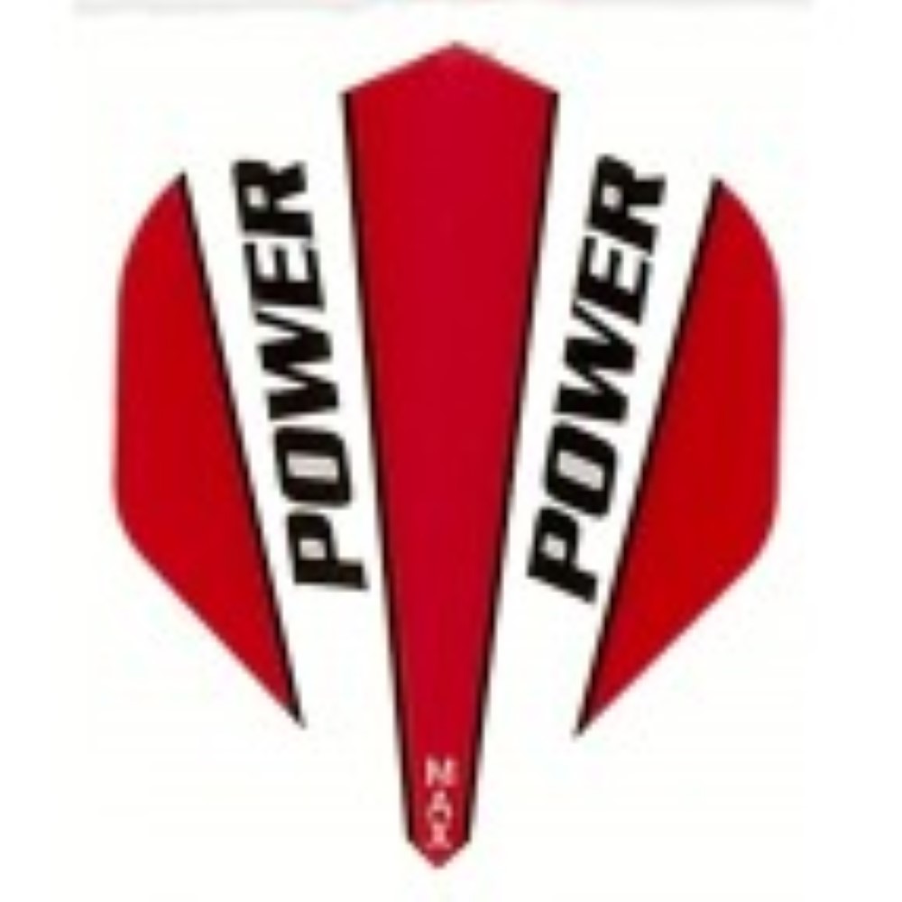 Plumas Power Max Standard Logo Roja/Blanca
