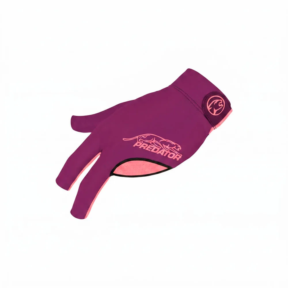 Guante Predator Glove Second Skin Púrpura Logo Rosa L/XL Diestro
