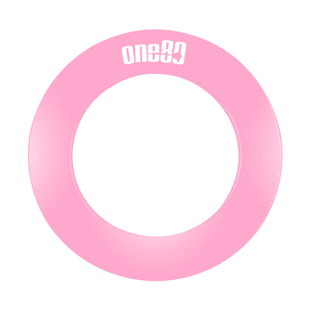 Dartboard One 80 Darts Surrounds Pink Con Logo