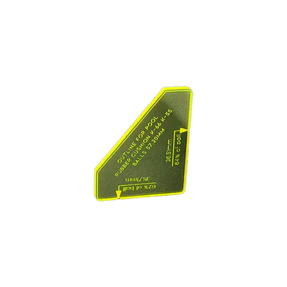 Regla Comprobación Bandas Carambola Bola 57.2mm