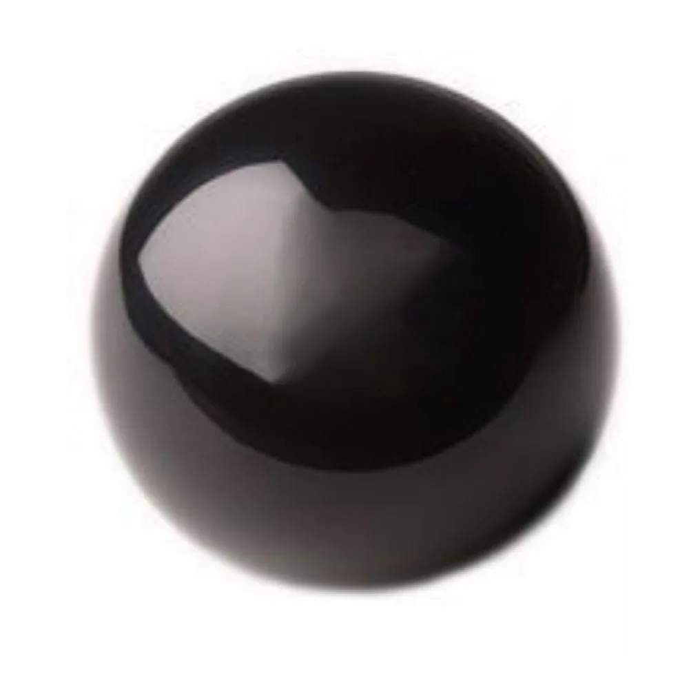 Bola billar negra lisa economica 50mm 