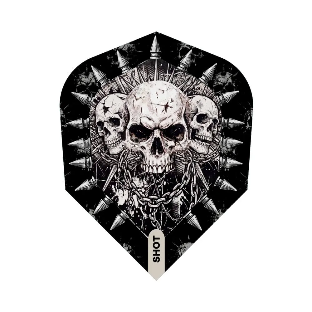Plumas Shot Gnarly Skulls Standard no6