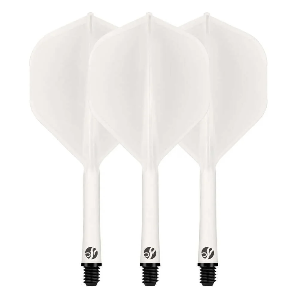 Plumas Shot Darts Deck System Blanca No.2 Short