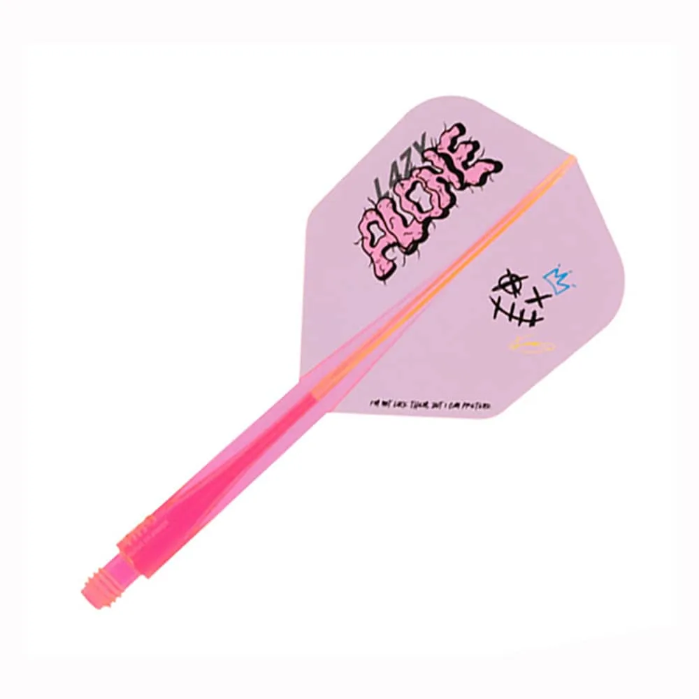 Plumas Condor Axe Shape L4zyAlone2 Akimune Matsuyoshi Rosa Neon S 21.5mm 3 Uds.