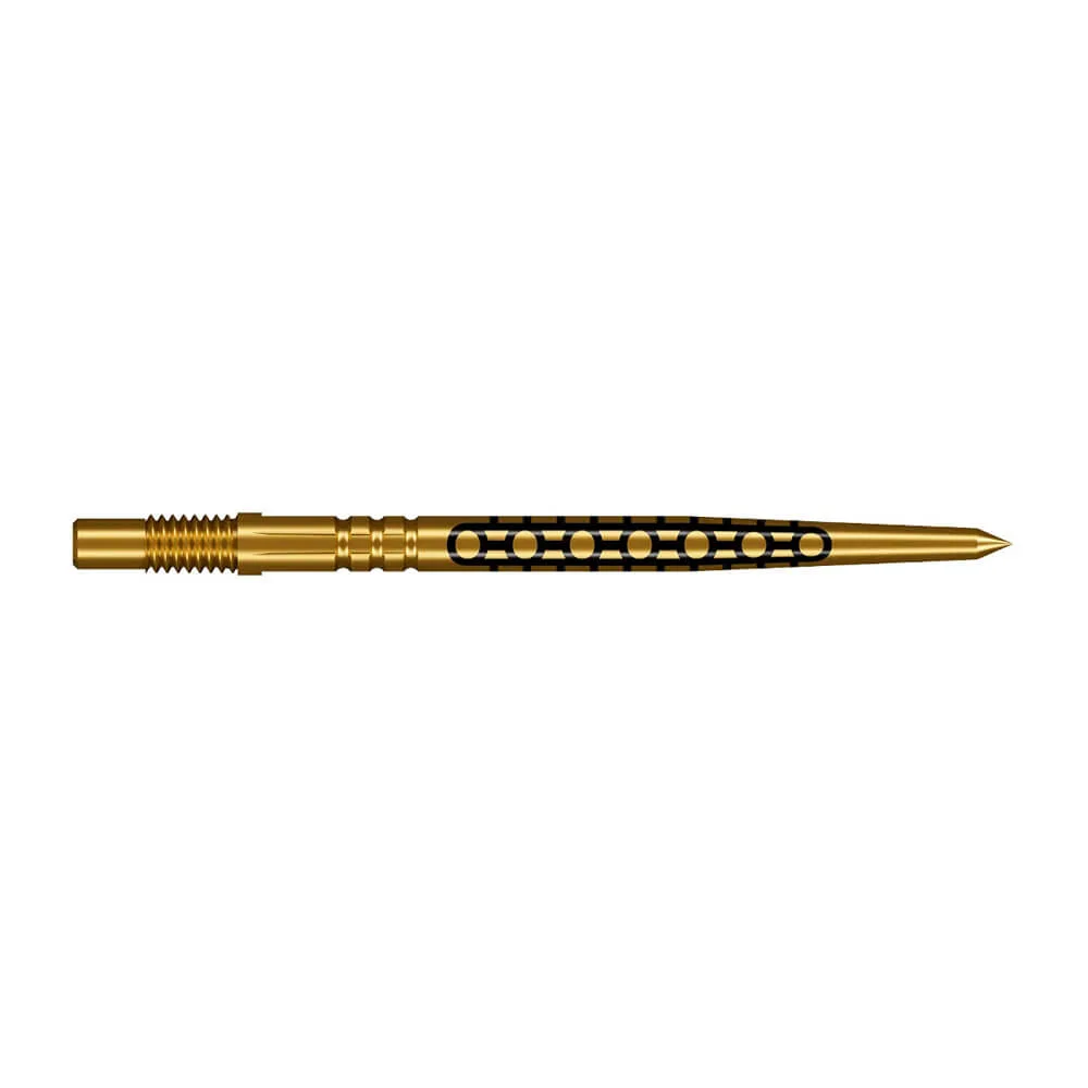 Puntas Shot Goths Turbo Gold Dart Points Steel Tip 40mm