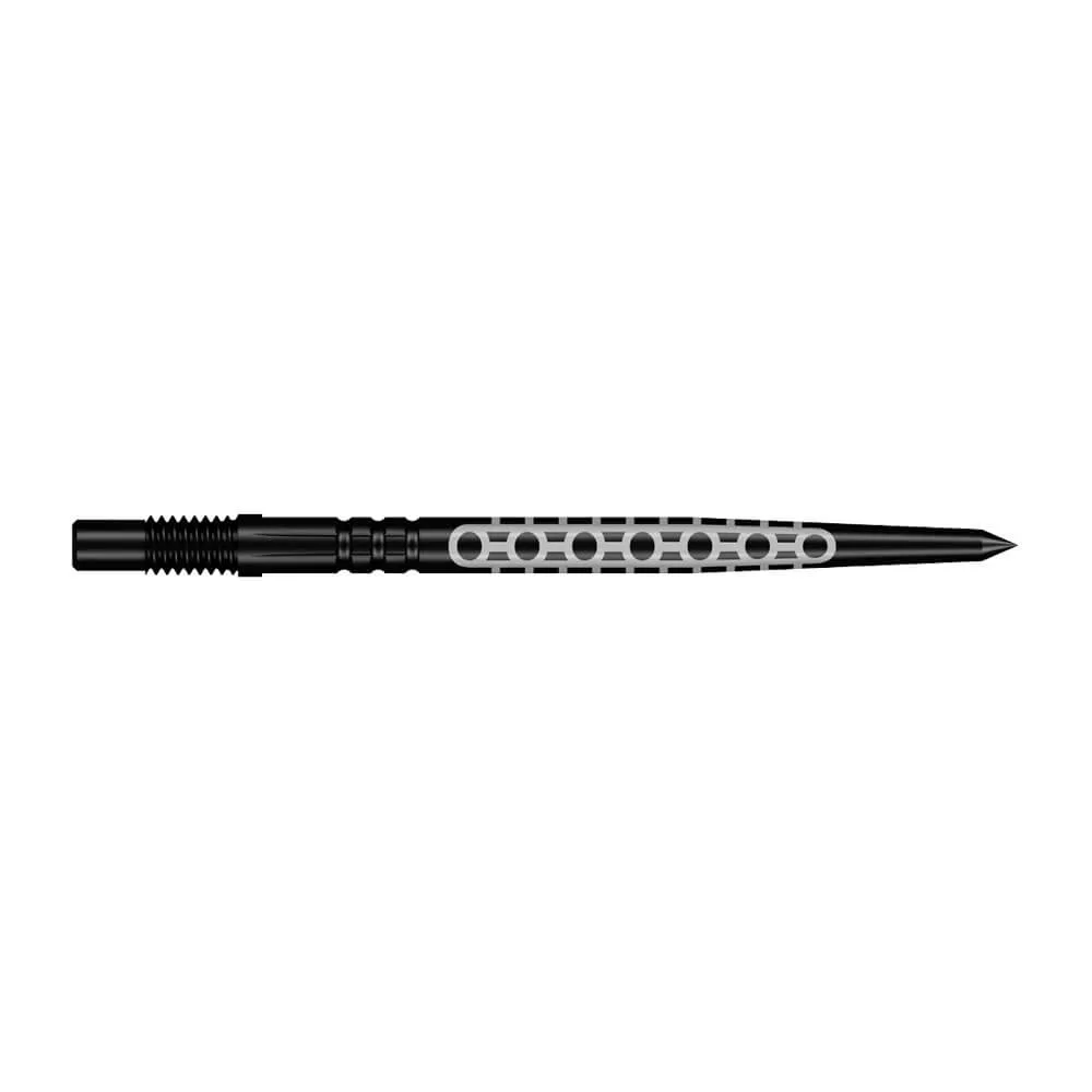 Puntas Shot Goths Turbo Black Dart Points Steel Tip 40mm