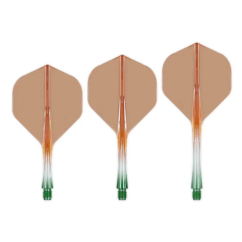Plumas Caliburn SUP Flights Moulded No2 Standard Short Naranja Verde