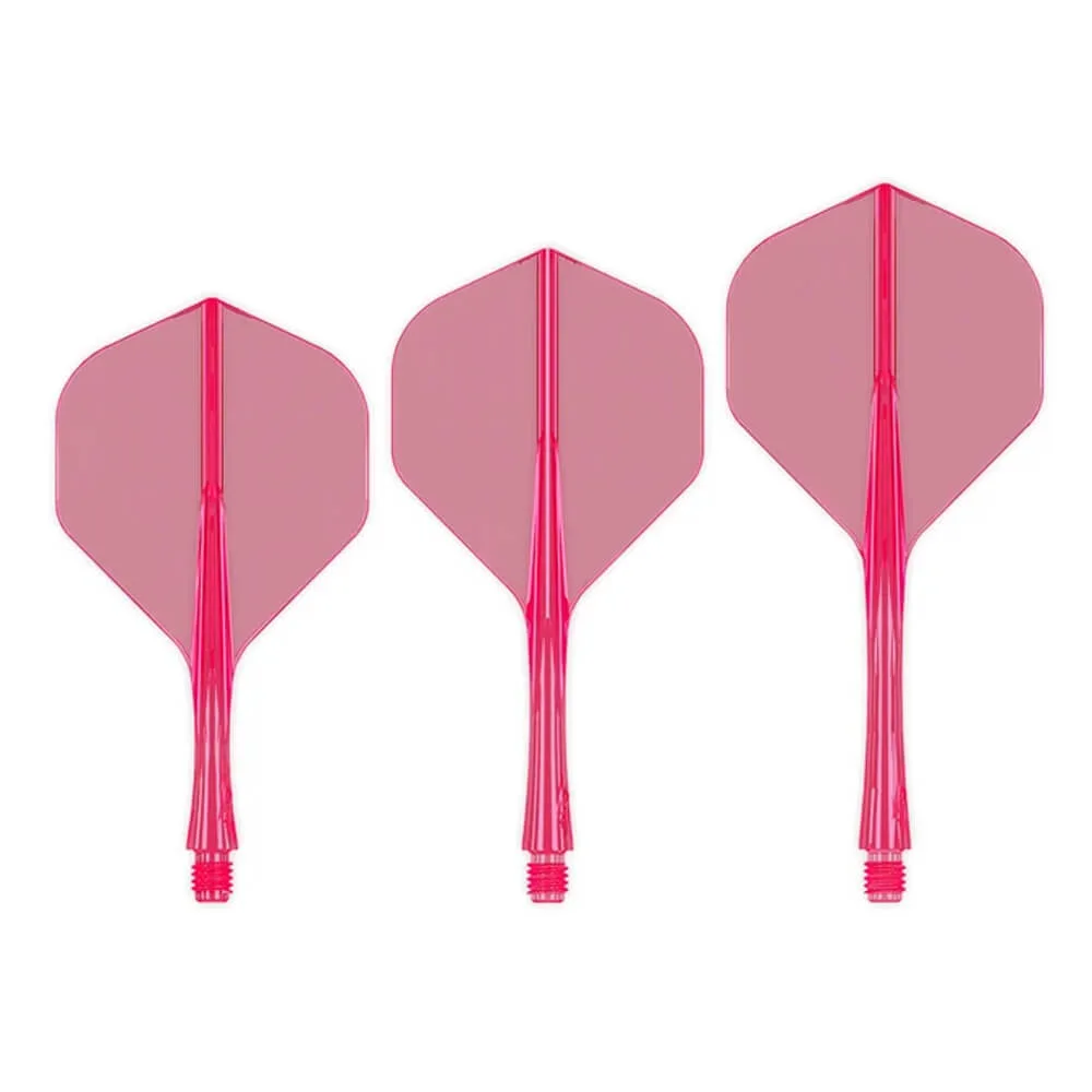 Plumas Caliburn SUP Flights Moulded No2 Standard Tweenie Rosa Neón