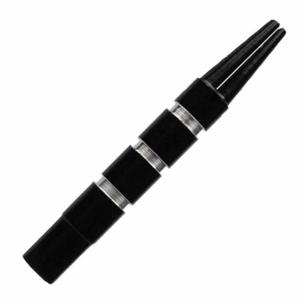 Cañas M3 Aluminio Negro Rayas Larga (45mm) 