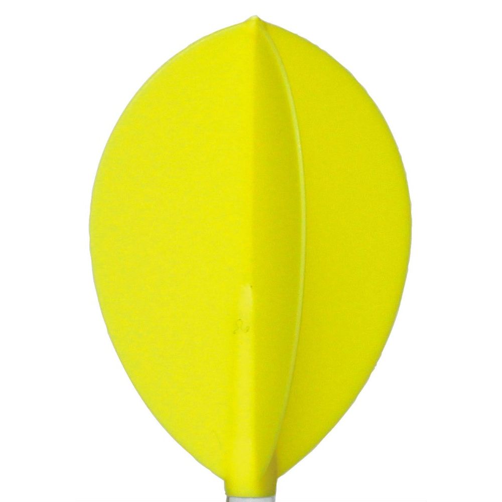 Plumas Fit Flight 6 unid. Oval Amarilla