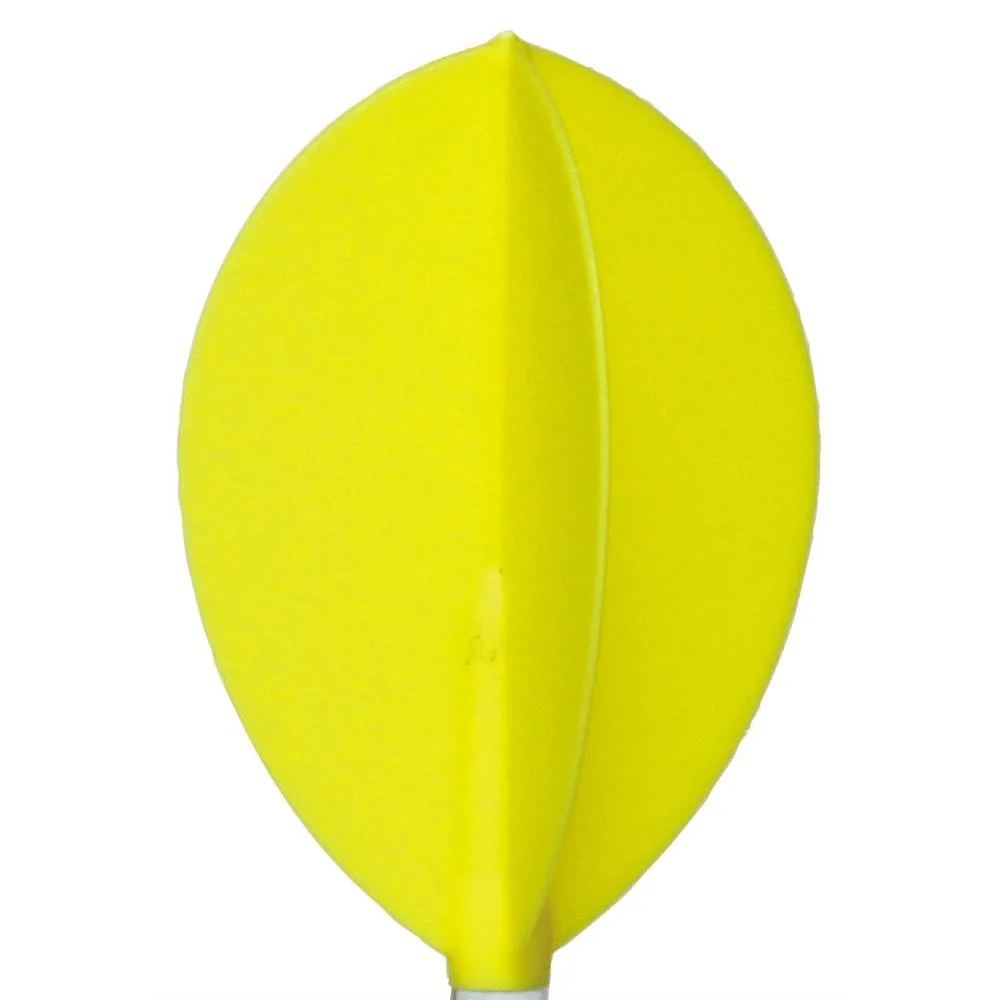 Plumas Fit Flight 6 unid. Oval Amarilla