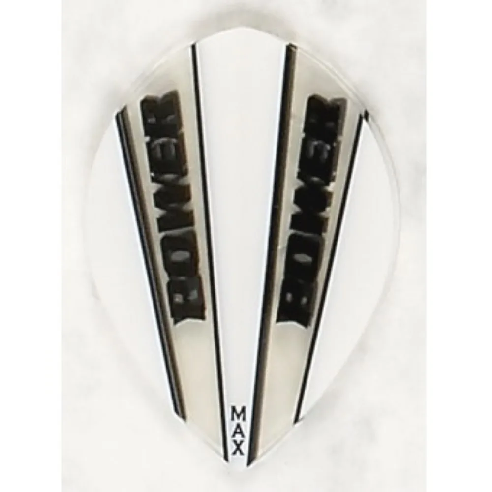 Plumas Power Max Oval Logo Blanca