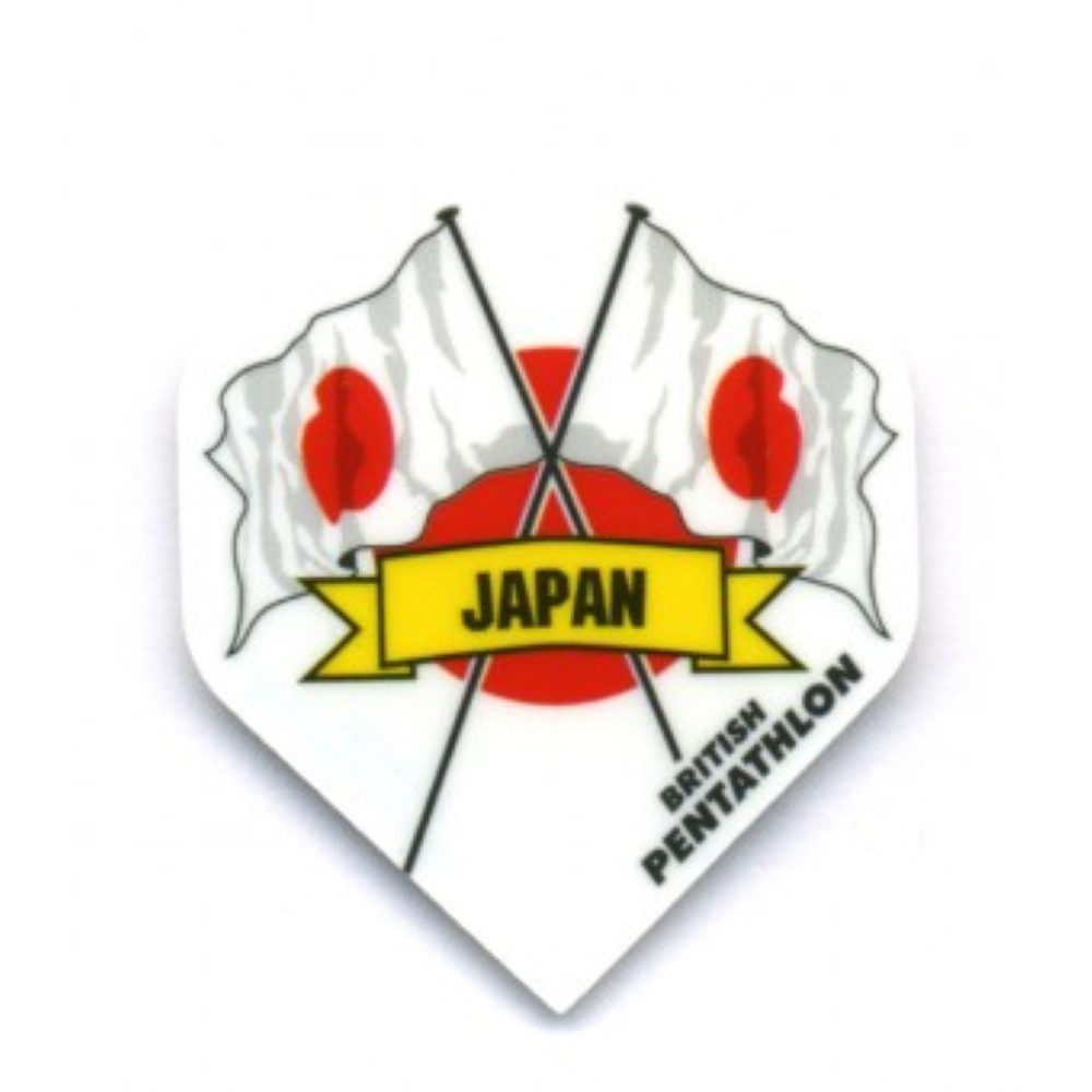 Plumas Pentathlon Standard Bandera Japón 