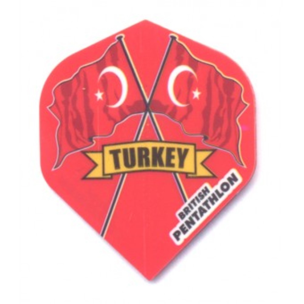 Plumas Pentathlon Standard Bandera Turquia