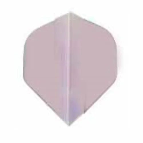 Plumas Iridescent Smooth Standard Blanca Tranparente 