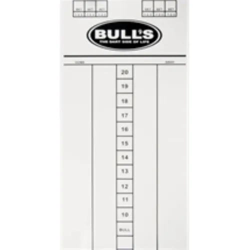 Pizarra Dardos Bulls Darts 30x60cm color Blanca