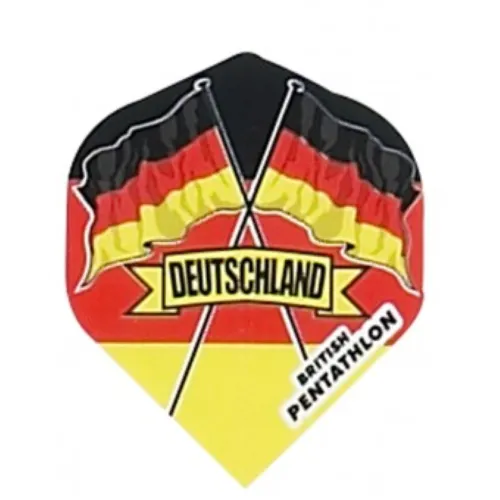 Plumas Pentathlon Standard Bandera Alemania