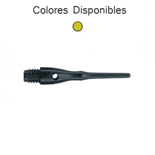 Puntas Unicorn Darts Contour Amarilla 2ba 27mm 1000unit