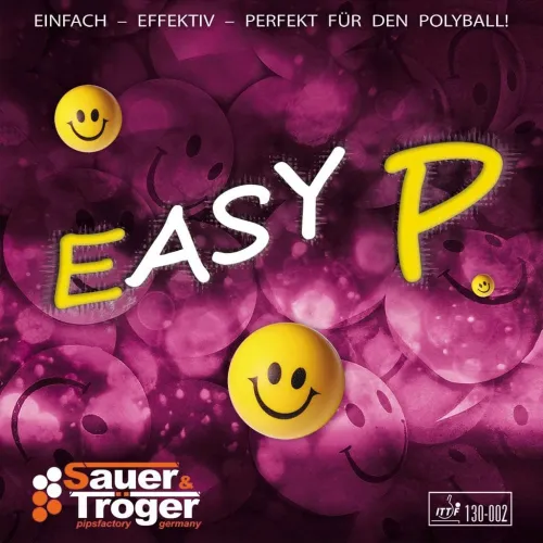 Goma Para Pala Ping Pong Sauer Troger Easy P Rojo OX