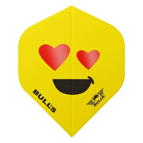  Plumas Bulls Darts Smiley 100 Heart-eyes Standard 
