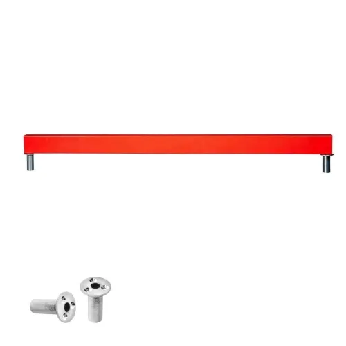 Mission Pro Raised Steel Oche Con Herrajes Para Suelo Rojo