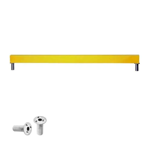 Mission Pro Raised Steel Oche Con Herrajes Para Suelo Amarillo