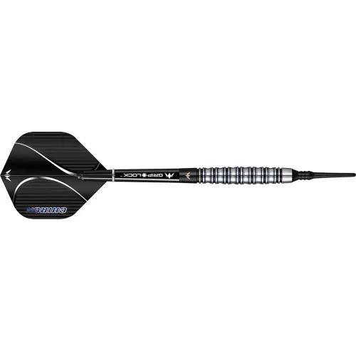 Dardos Mission Chiron M2 Electro Negro Azul 90% 21g