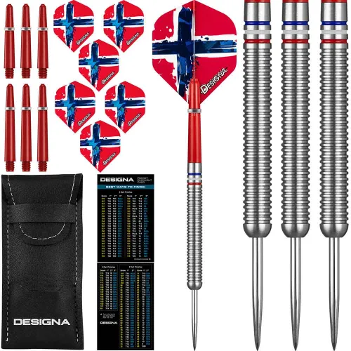 Dardos Designa Patriot X Darts Noruega 90% 22g