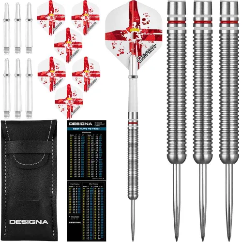 Dardos Designa Patriot X Darts Irlanda del Norte 90% 22g