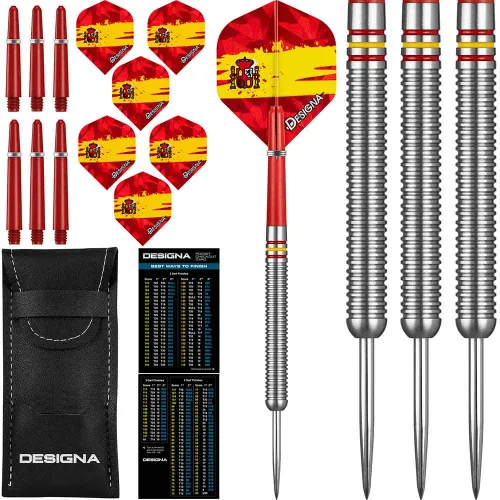 Dardos Designa Patriot X Darts Licencia España 90% 22g
