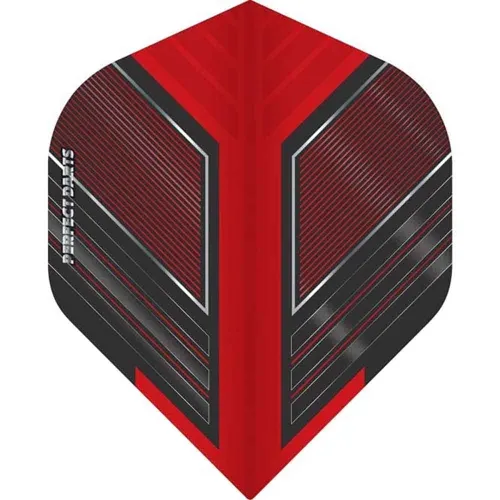 Plumas Perfect Darts Space Raider No2 Std Negra Roja