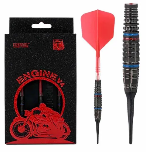 Dardos Cuesoul Engine V4 Red Hope Soft tip 90% 19g