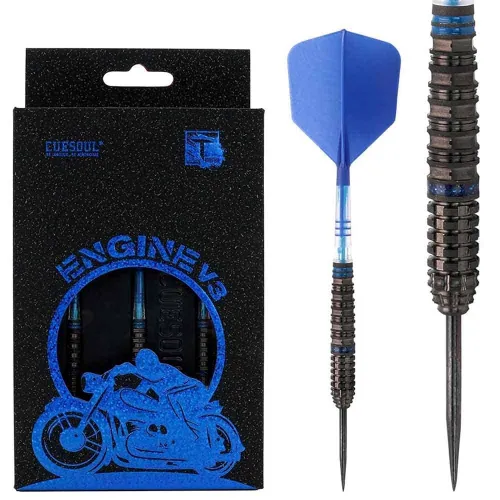Flechettes Cuesoul Engine V3 Blue Hope Steel tip 90% 22g