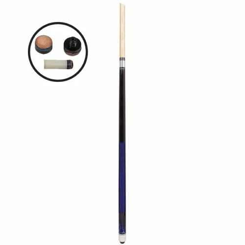 Queue de Billard Ramín 2 Pièces Casino Flamme Bleu 19oz 538g
