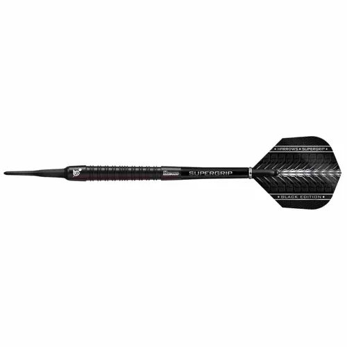 Dardos Harrows Darts SuperGrip Black 18gr 90%