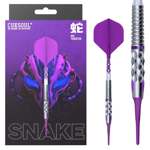 Darts Cuesoul Zodiac Snake Kunststoffspitze 90% 19g