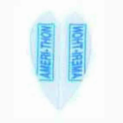 Plumas Amerithon Vortex Transparente Azul