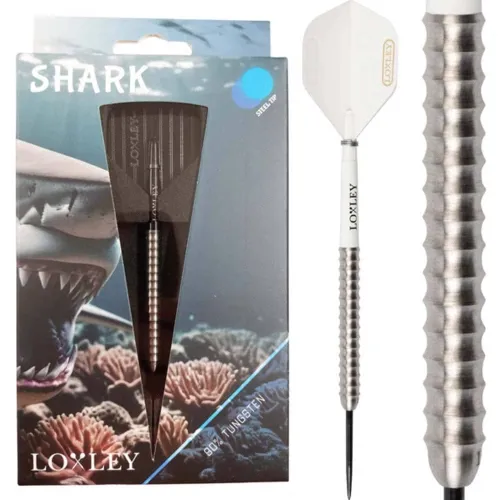 Flechettes Loxley Darts Shark 90% 23g Pointe Acier