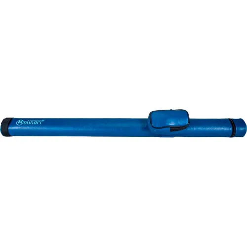 Funda Taco Billar Tubo Molinari Retro Tube 90cm 1P-1F Azul