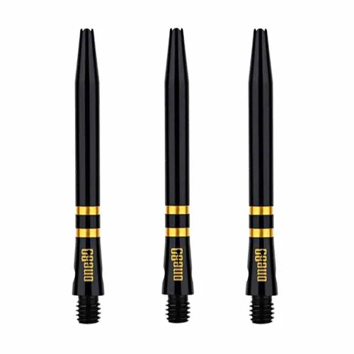 Cañas One80 Shaft TC Alu Regrooved Black Gold 48mm