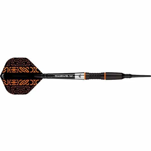 Dardos Mission Horizon Black PVD & Orange 90% P.Plastico 18gr