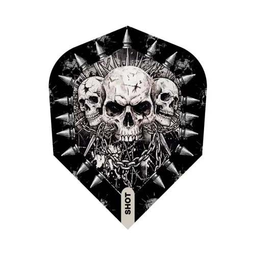 Plumas Shot Gnarly Skulls Standard no6