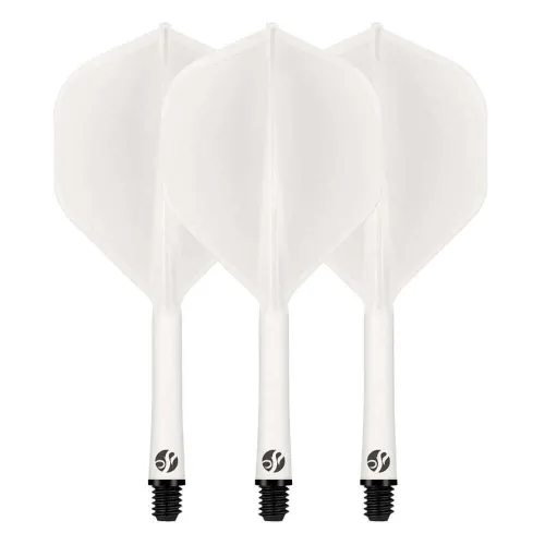 Plumas Shot Darts Deck System Blanca No.2 Short